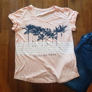 4/$16 a.n.a Vaction Mode Peach Top